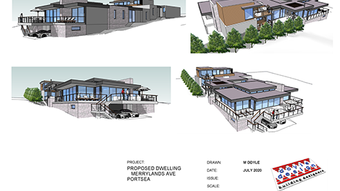 Clifftop house in Sorrento